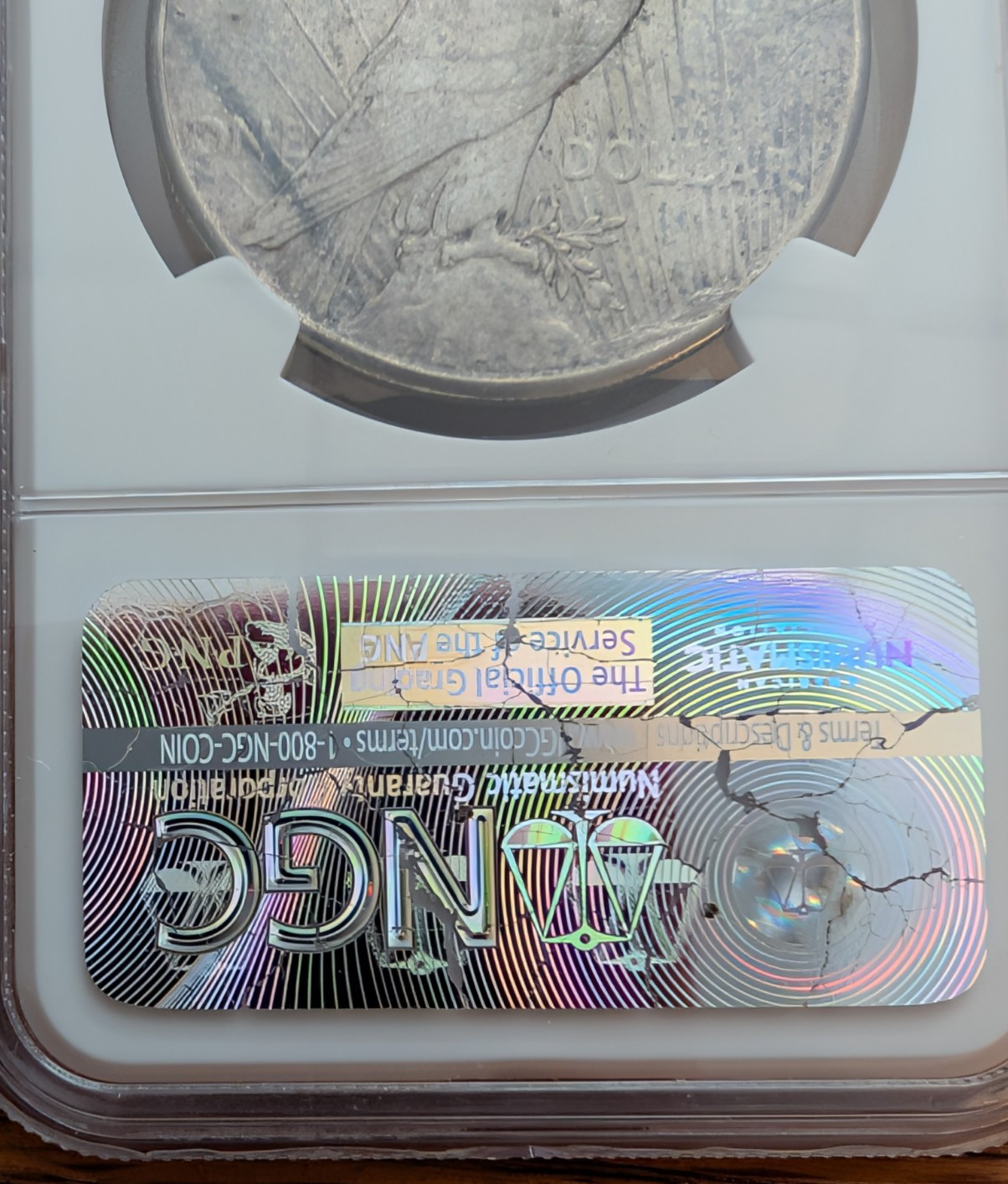 1928P Peace Silver Dollar $1 NGC AU53 250825