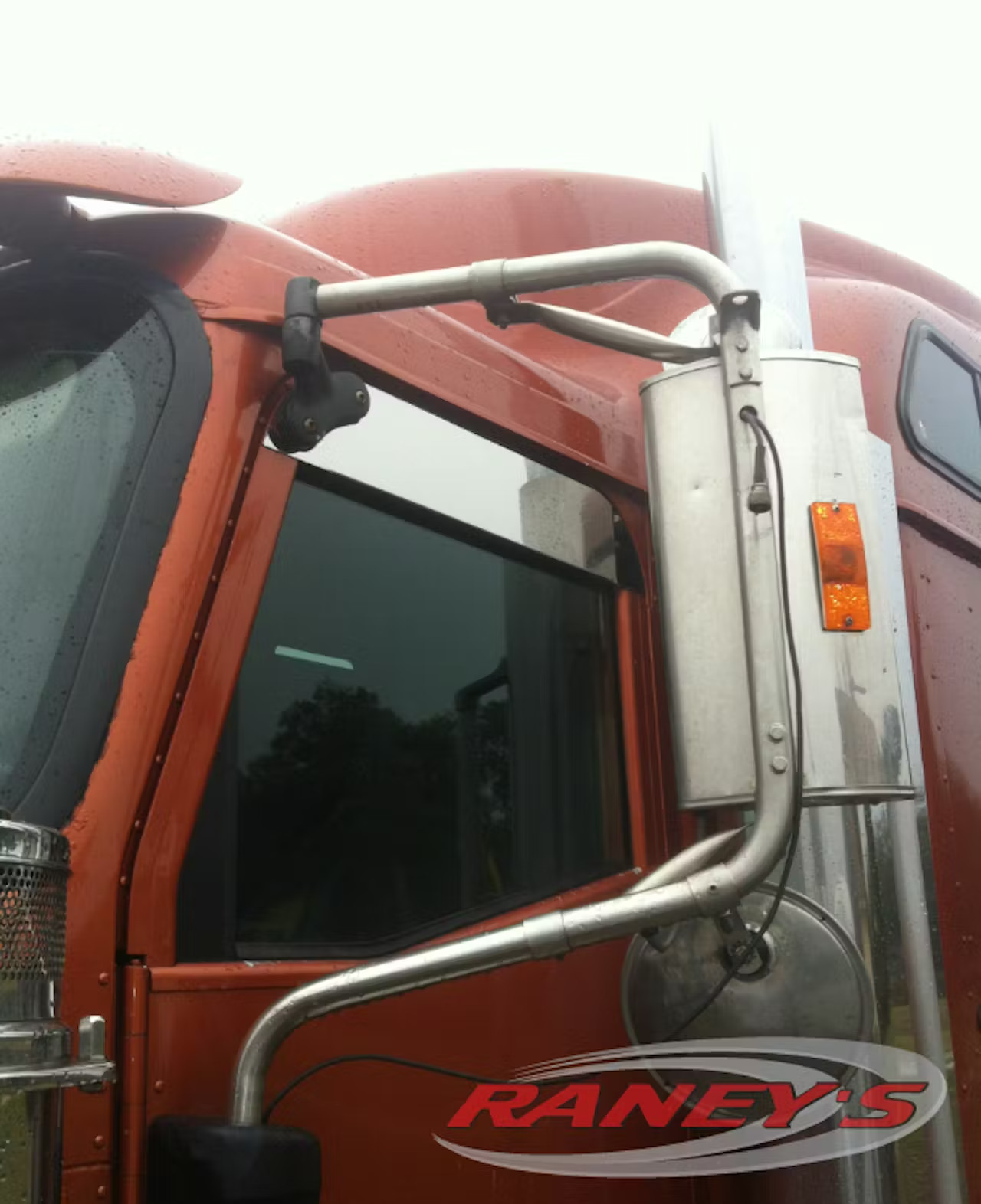 International 9200 9400 9900i Chop Top Door Trim Flat 5" Stainless Steel