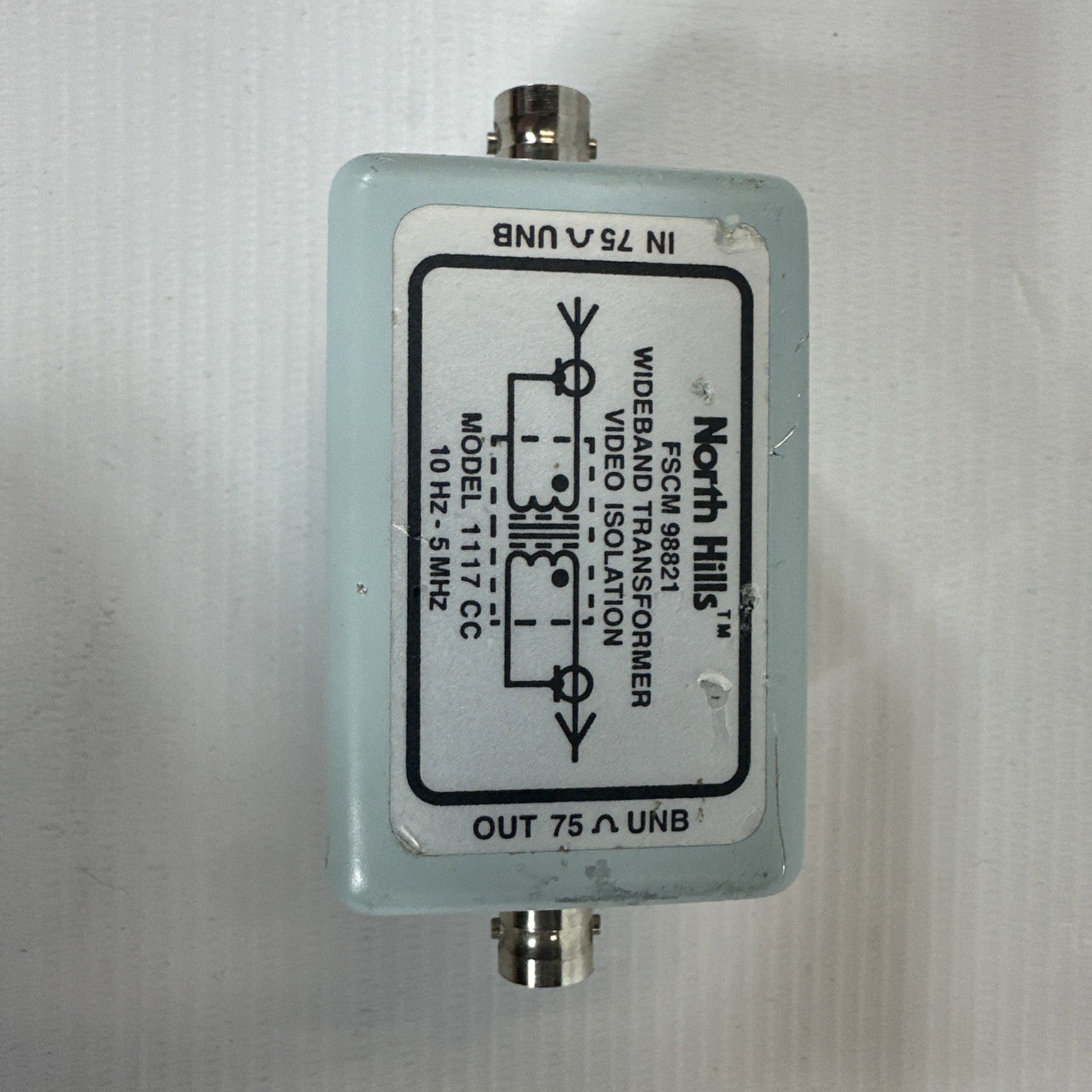 North Hills Fscm 98821 1117CC Wide Band Isolation Transformer