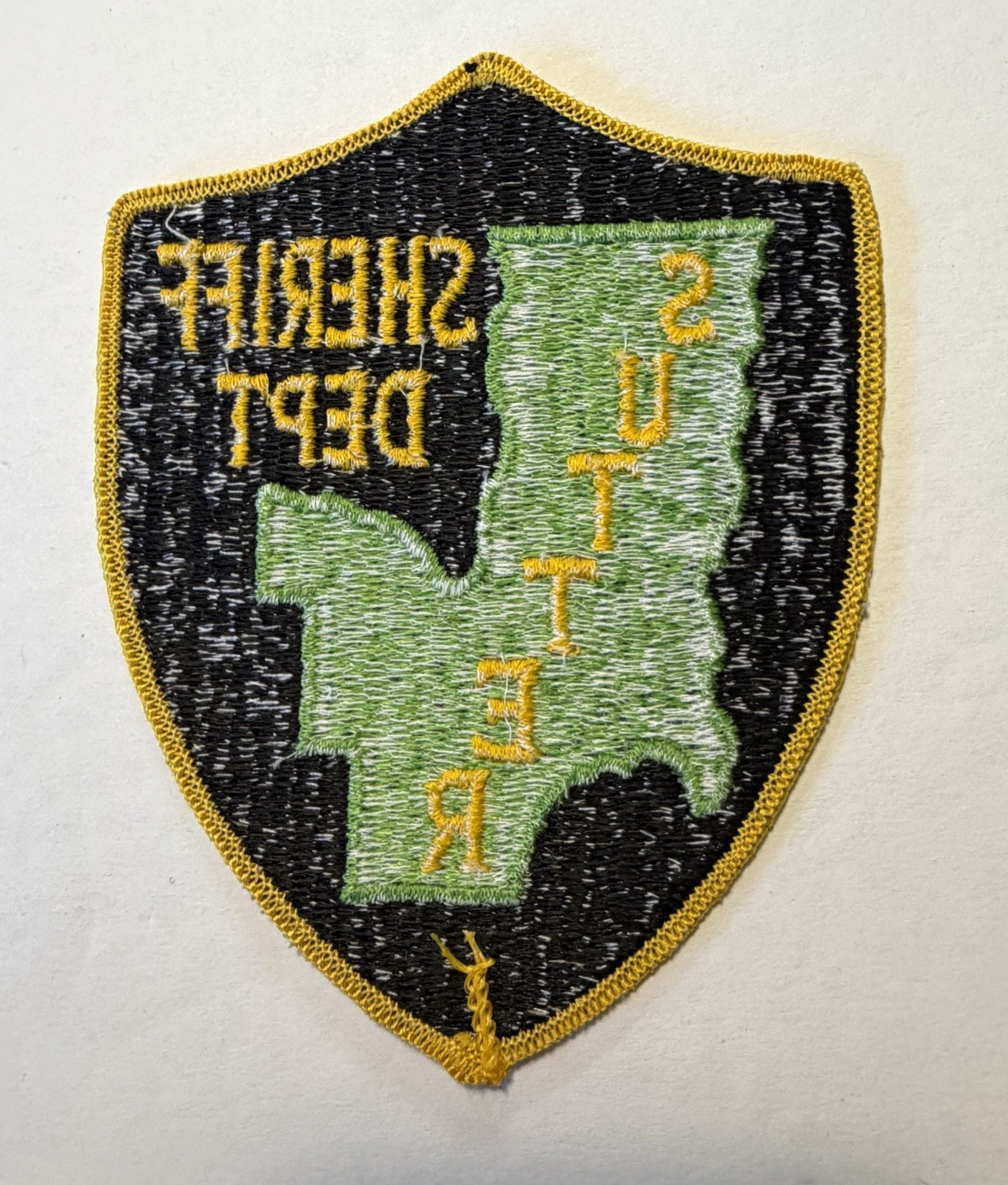 CALIFORNIA SUTTER COUNTY SHERIFF DEPT PATCH MAP #PDD79