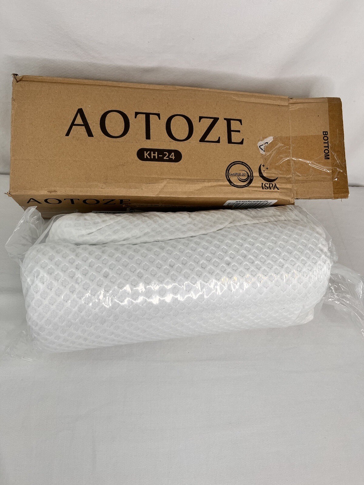AOTOZE Soft Gel Pillow for Sleeping,23.5 x 15.5 x 3.5 Inches