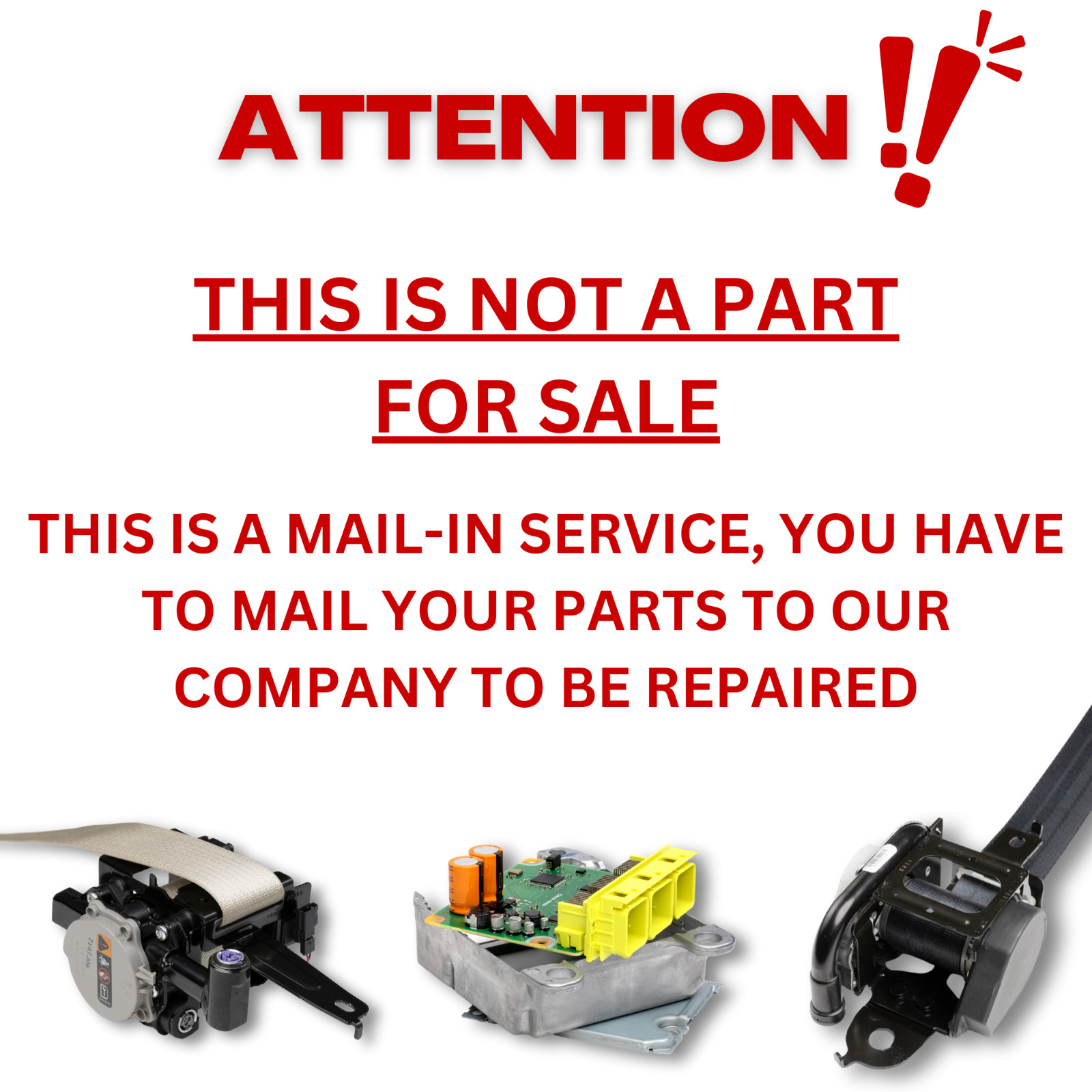 Fits Subaru Outback - SRS Computer Module Reset Service!