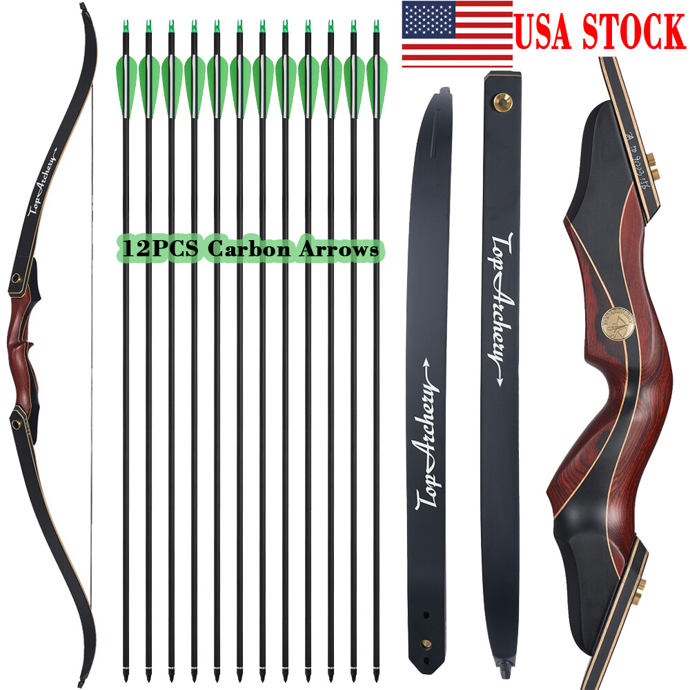Archery 60" Takedown Recurve Bow and Arrows KIT for Right Hand Target Hunting