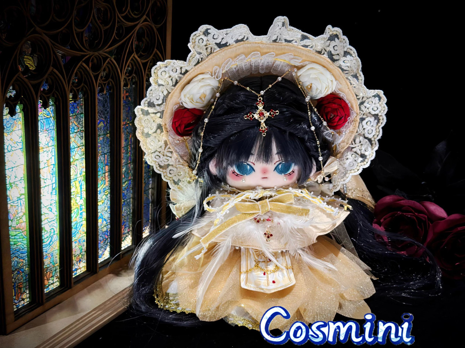 Original Handmade Queen for 20cm Doll Clothing Clothes Outfits Dress Up Anime