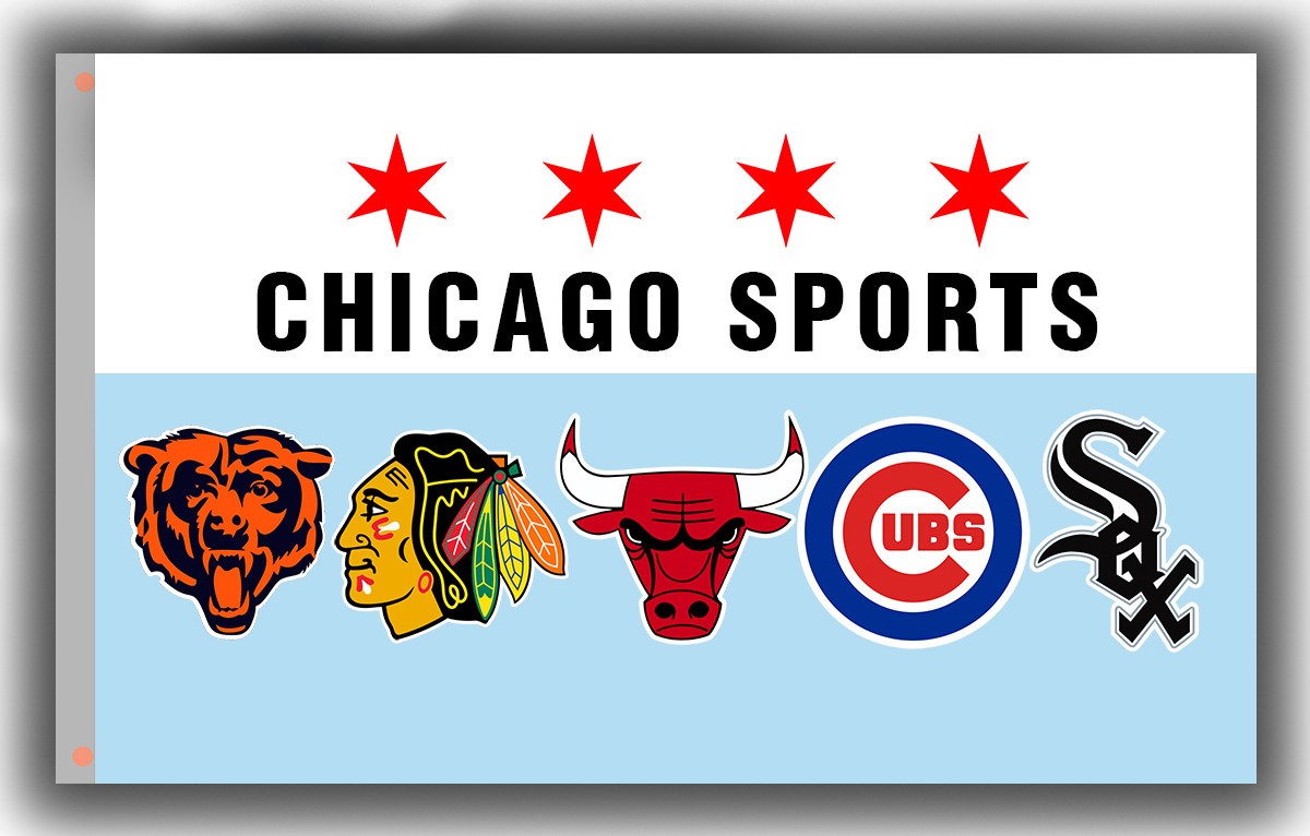 Chicago Sports Team Home Décor Flag 3x5ft 90x150cm Souvenir Best Custom Banner