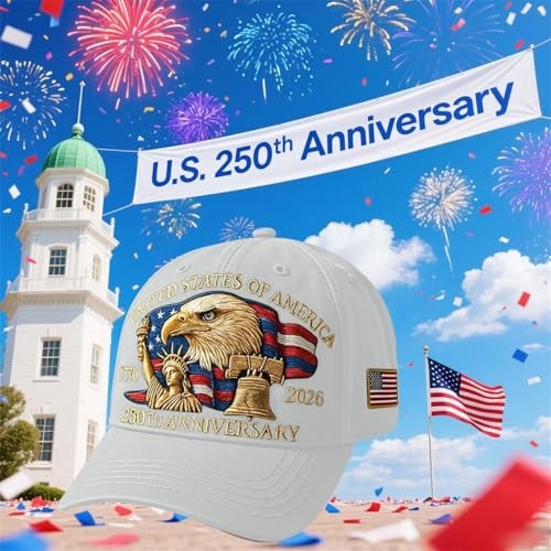 250th Anniversary USA Commemorative Adjustable Baseball Cap