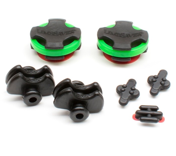 Limbsaver Crossbow Broadband Solid Limb Vibration Dampeners Green Bands KIT 4181