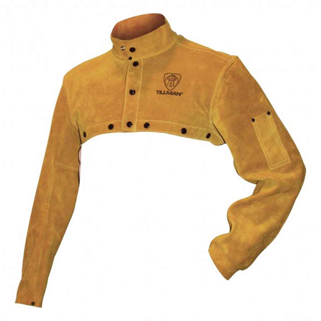 Tillman 3221 Bourbon Brown Side Split Cowhide Cape Sleeve X-Large