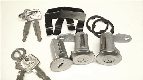 NOS 67-79 Ford Truck Ignition & Door Locks With Extra Keys F-100 F-150 F-250