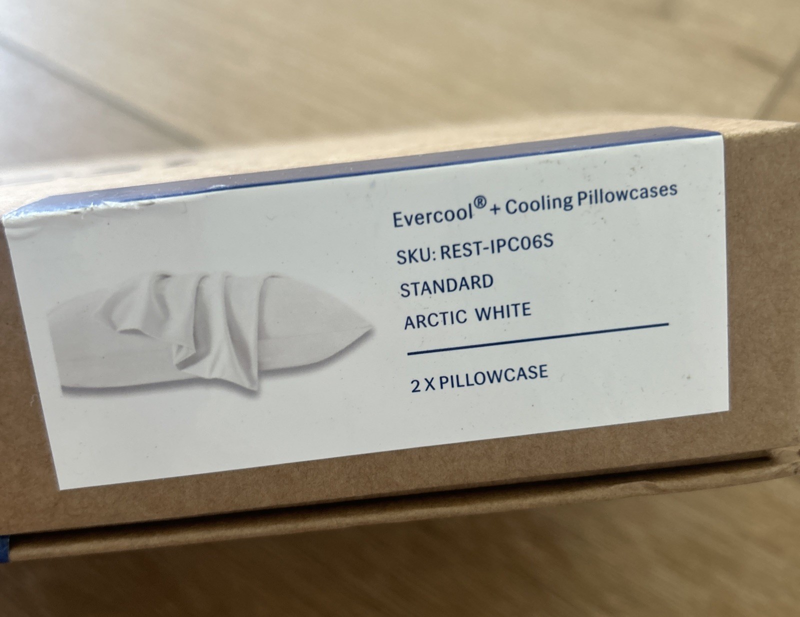 Rest Evercool+ Cooling Pillowcases Standard Arctic White