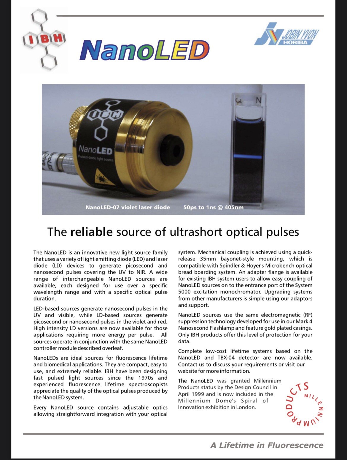 IBH NanoLED Pulsed Diode Controller Tested