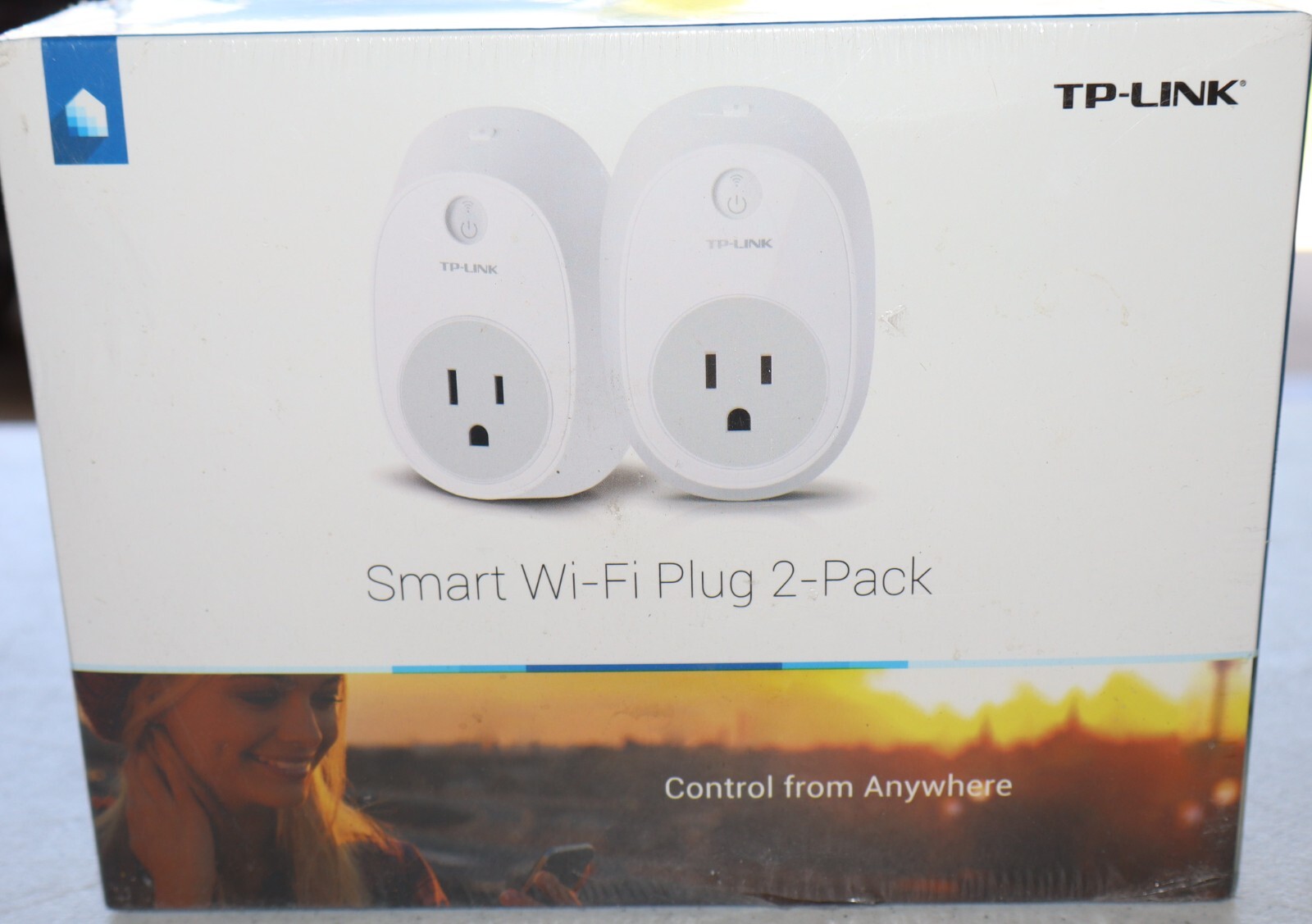 TP-Link Smart Wi-Fi Plug 2 Pack Control Fron Anywhere New in Box