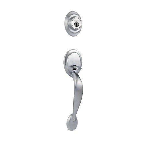 Kwikset Handle Set 687DA-LIP-S Dakota Single Cylinder Handleset - Chrome