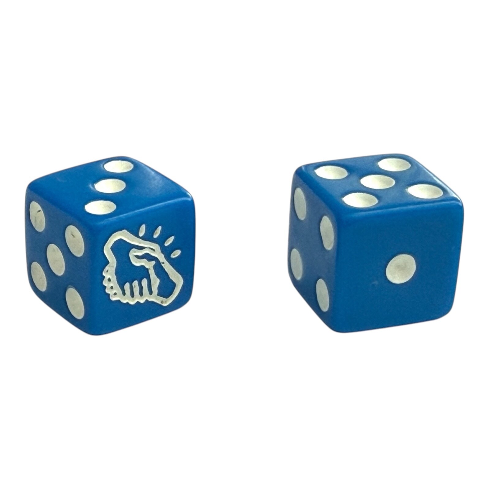 Monopoly Empire Edition Game Dice - Set of 2 Blue 6-Sided Die