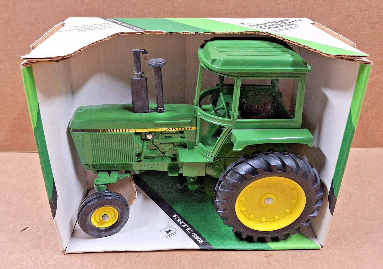 Ertl John Deere Sound-Gard Tractor #5506 Diecast 1/16 Farm Toy In Box Green Cab