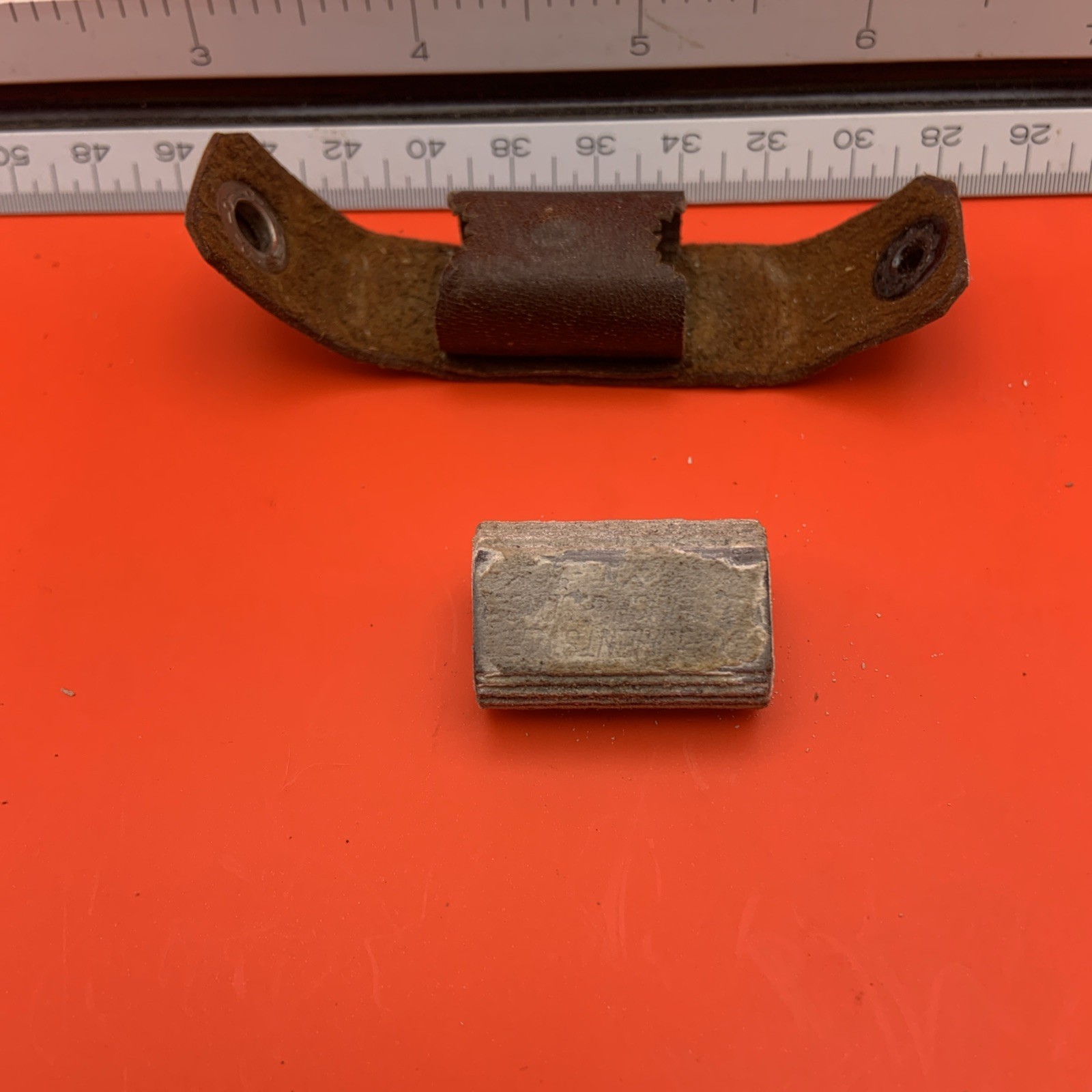 Vintage Pocket Pencil Sharpener & Leather Pouch