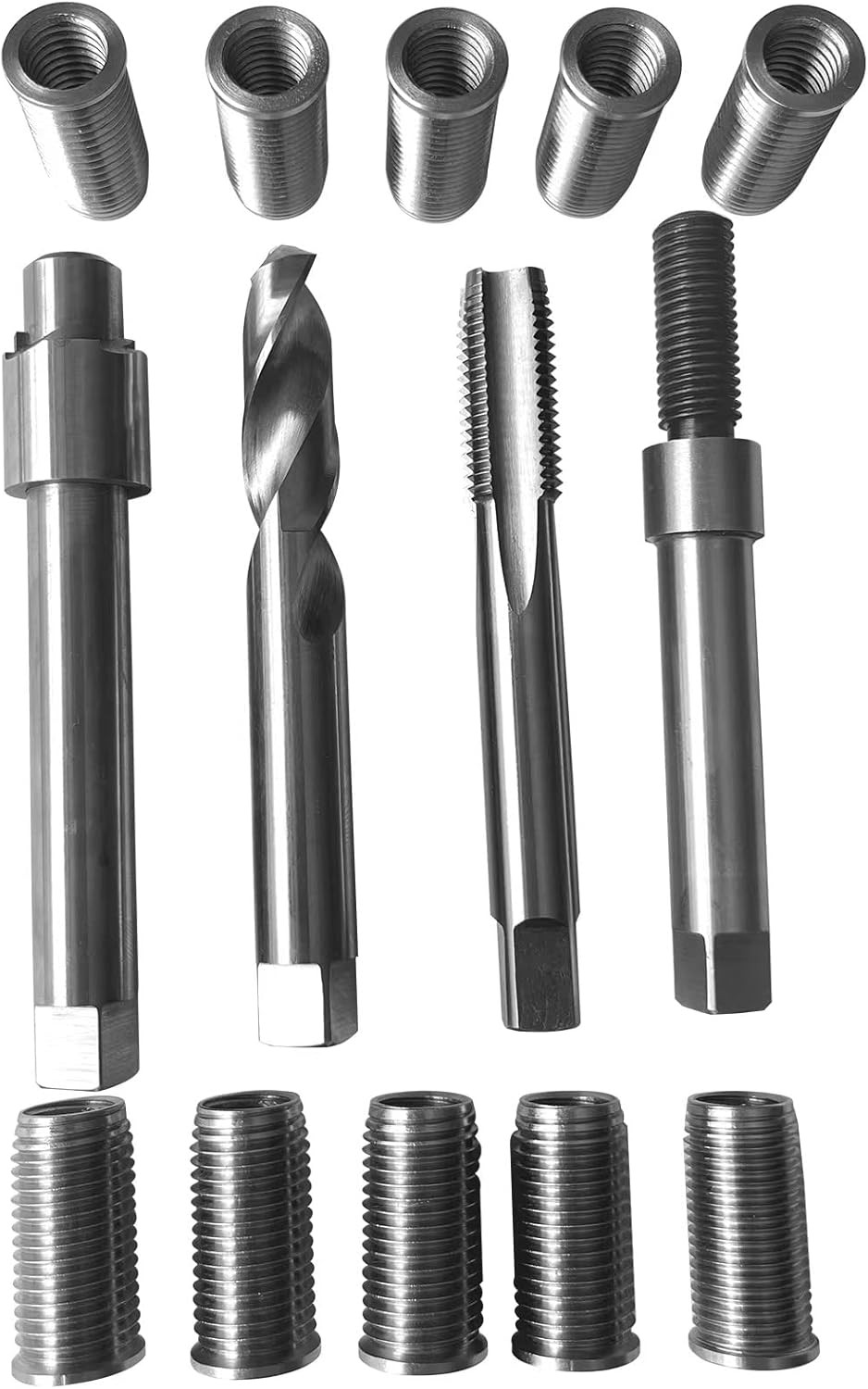 M11X1.5X28.2 Metric Thread Repair kit,10 Stainless Steel Inserts