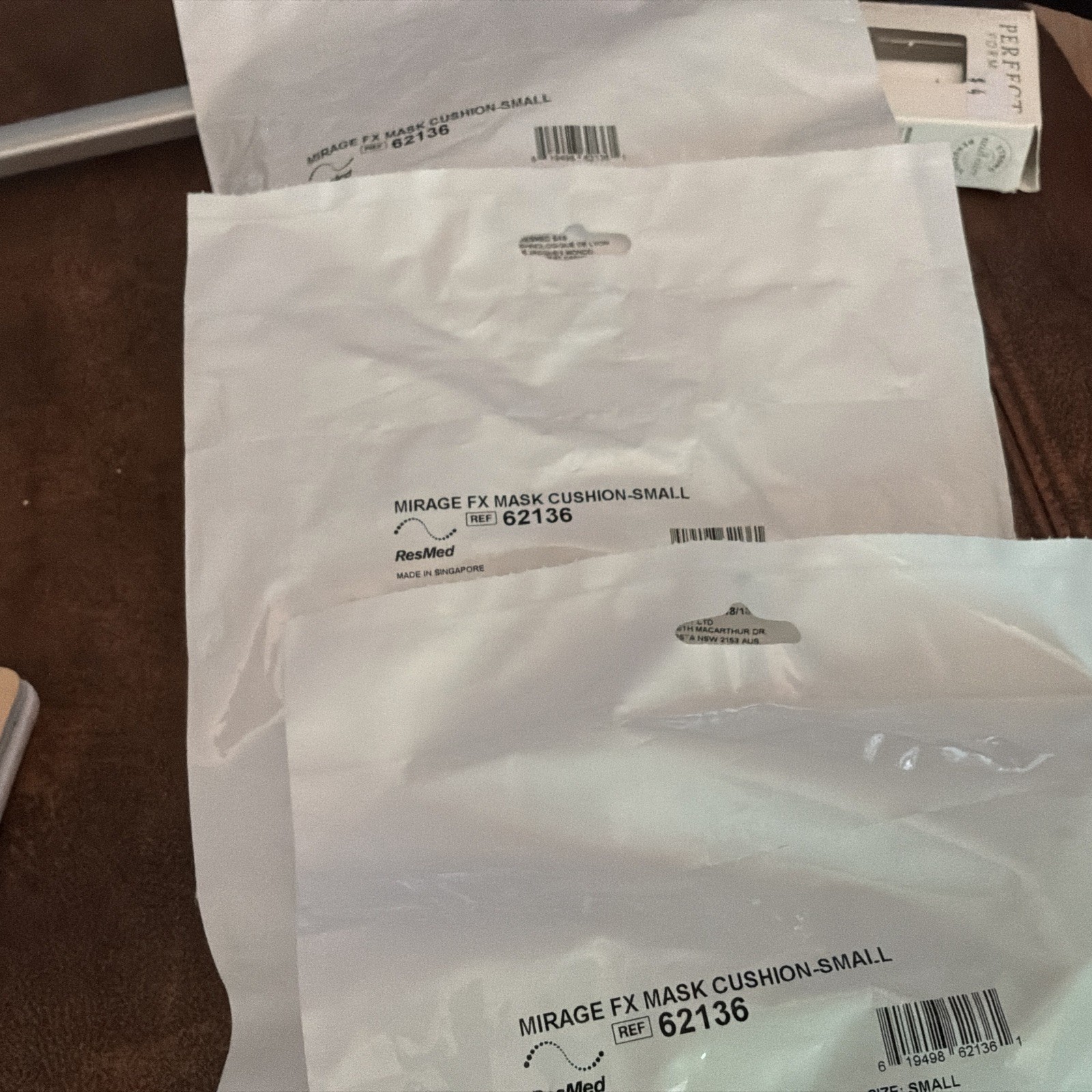 Lot of 3 New ResMed 62136 Mirage FX Size SMALL Nasal Cushion Factory Sealed