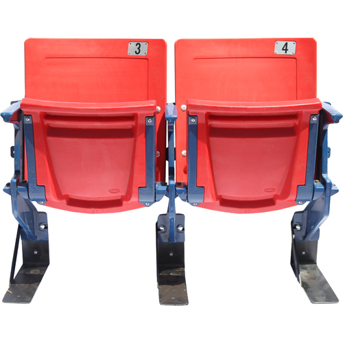 Giants Stadium seats -Meadowlands - RED - riser mount