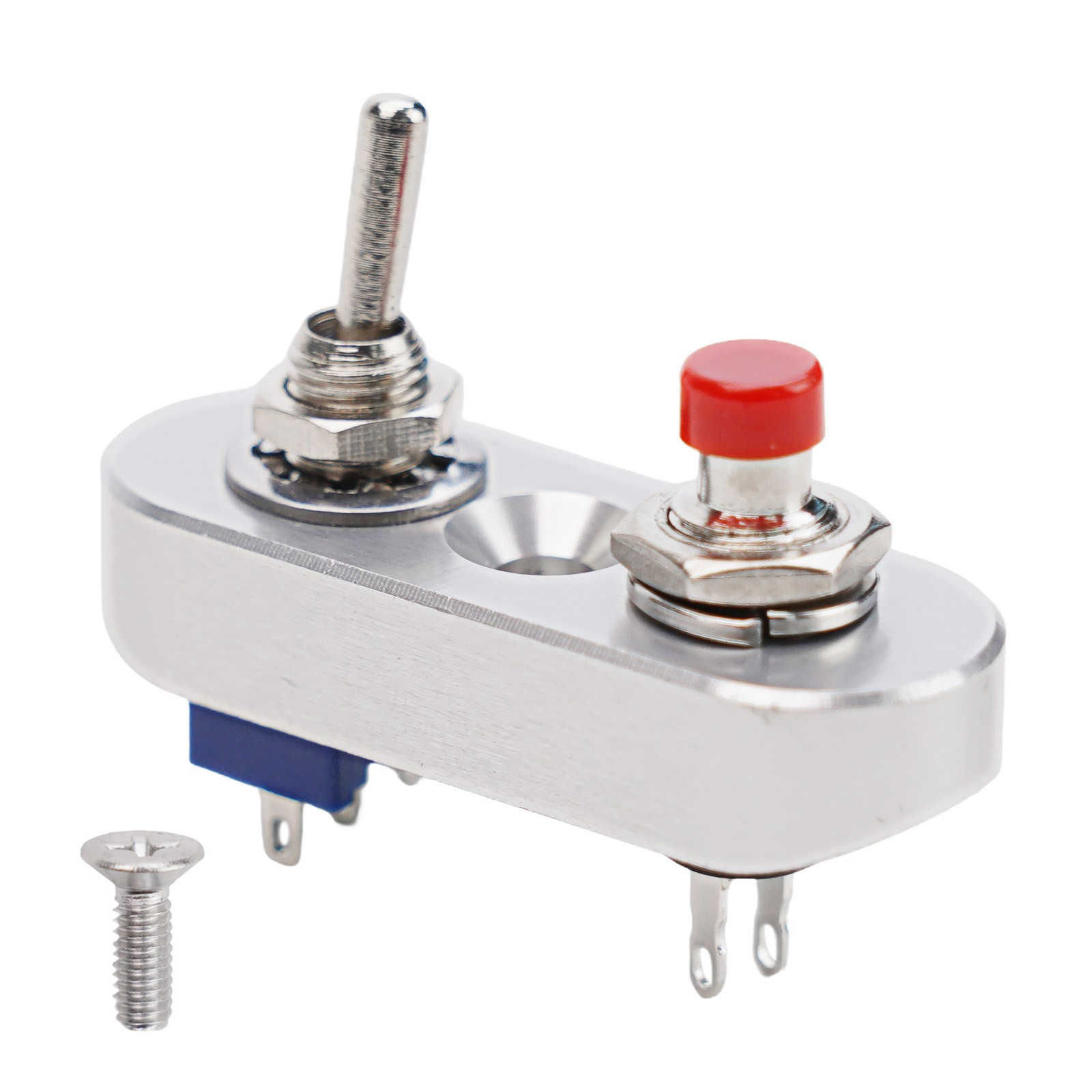 Motorcycle Handlebar Control Switch Weatherproof Aluminum Alloy ONOFF Button