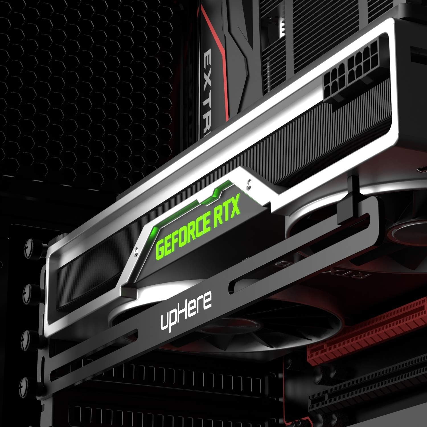 Sturdy GPU Support Bracket for Custom Desktop PCs - Adjustable & Lightweight