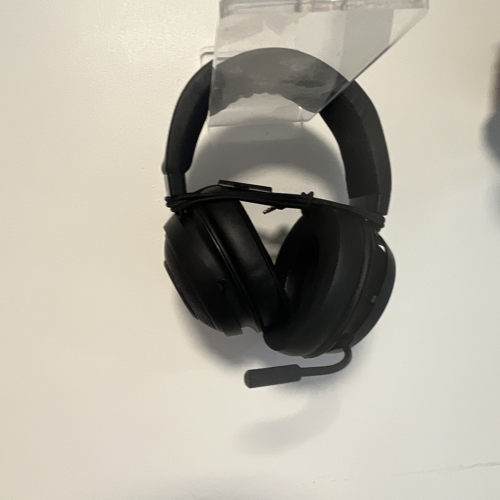 Black Wired headset Razer brand over ear