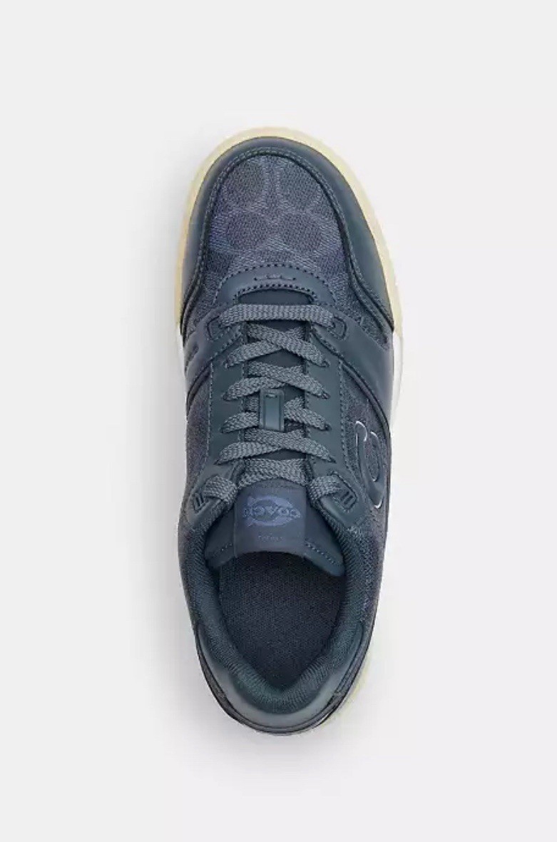 Coach Men's Soho Sneaker With Signature Canvas Denim/Denim CAQ10 7/11/11.5/12/13