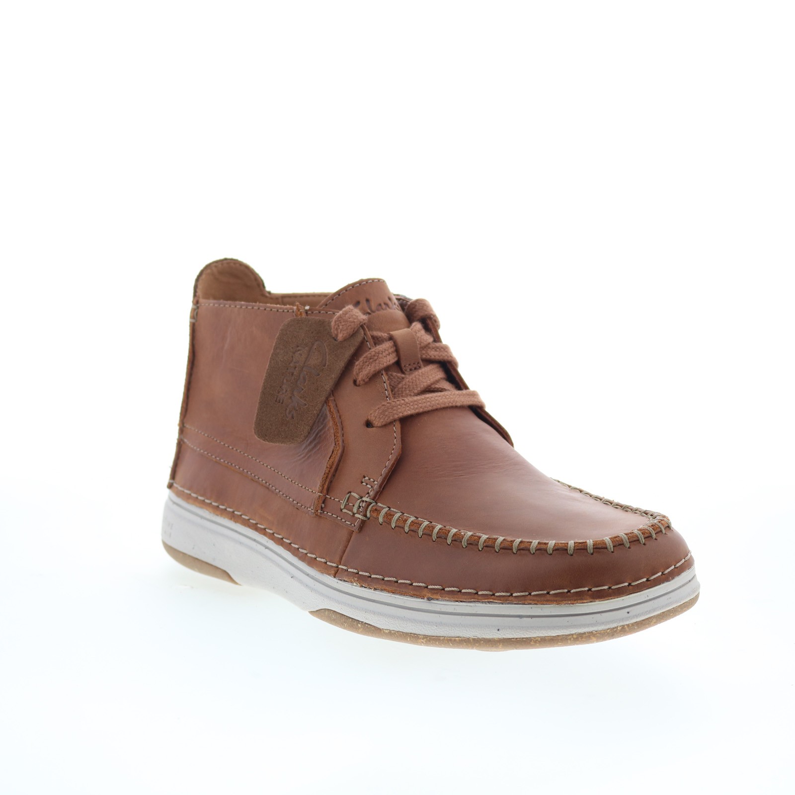 Clarks Nature 5 Mid 26168603 Mens Brown Leather Lace Up Chukkas Boots