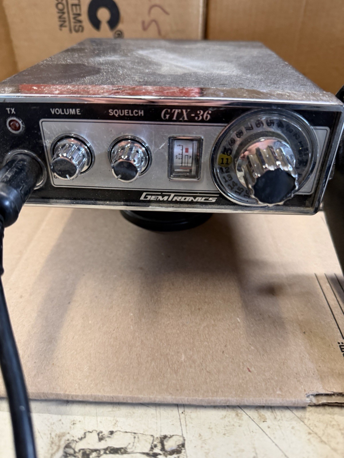 GEMTRONICS MODEL GTX-36 23 CH CB TRANSCEIVER