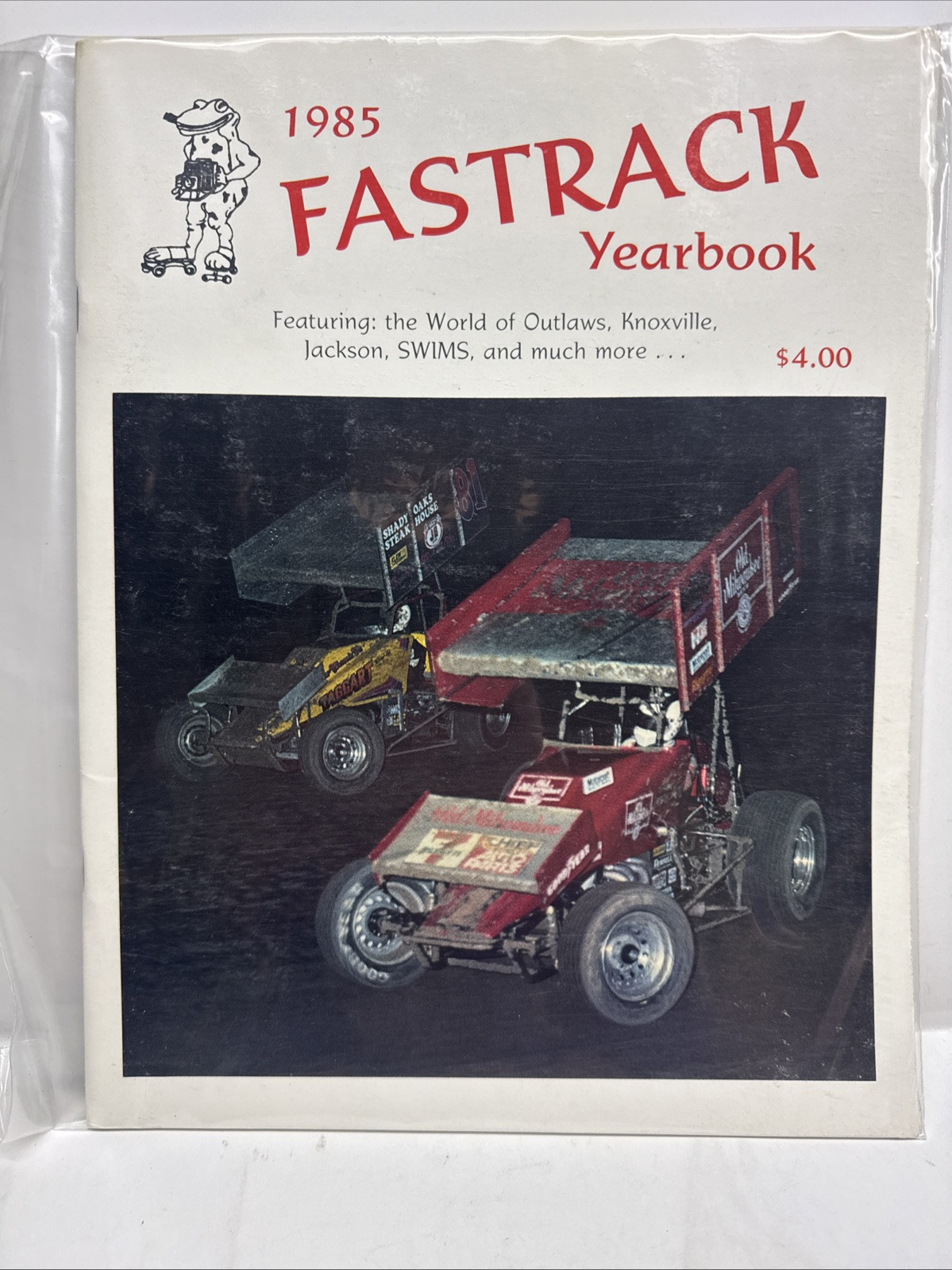 1985 Fastrack Annual Midwest & Western Sprint Car Yearbook WoO Knoxville