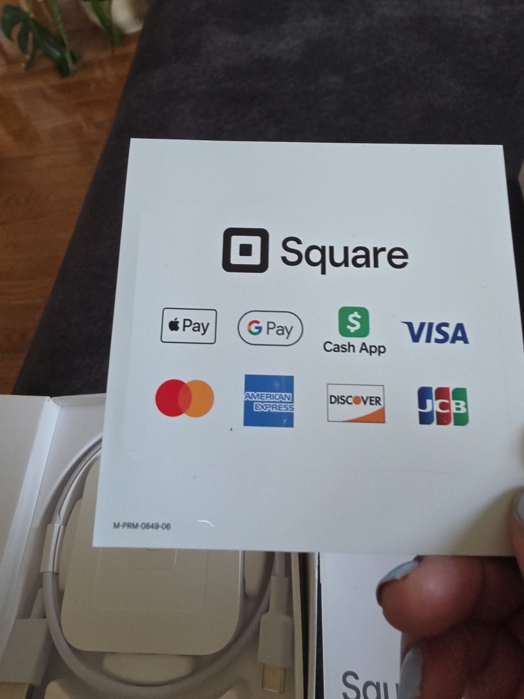 Square Reader for contactless and chip Open Box Never Used Business White