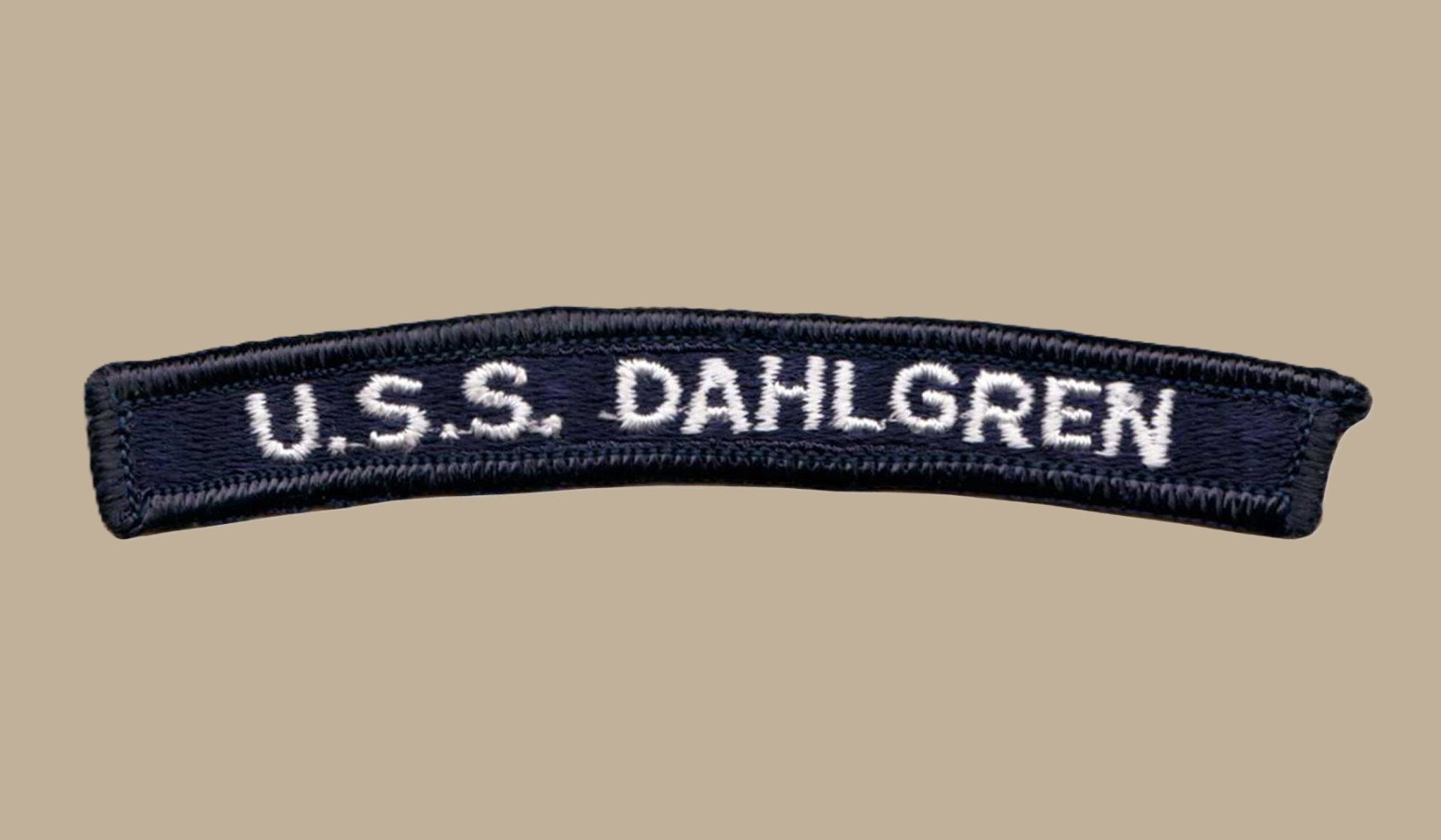 US Navy DDG-43 USS Dahlgren Guided Missile Destroyer UIM Rocker Tab (02)