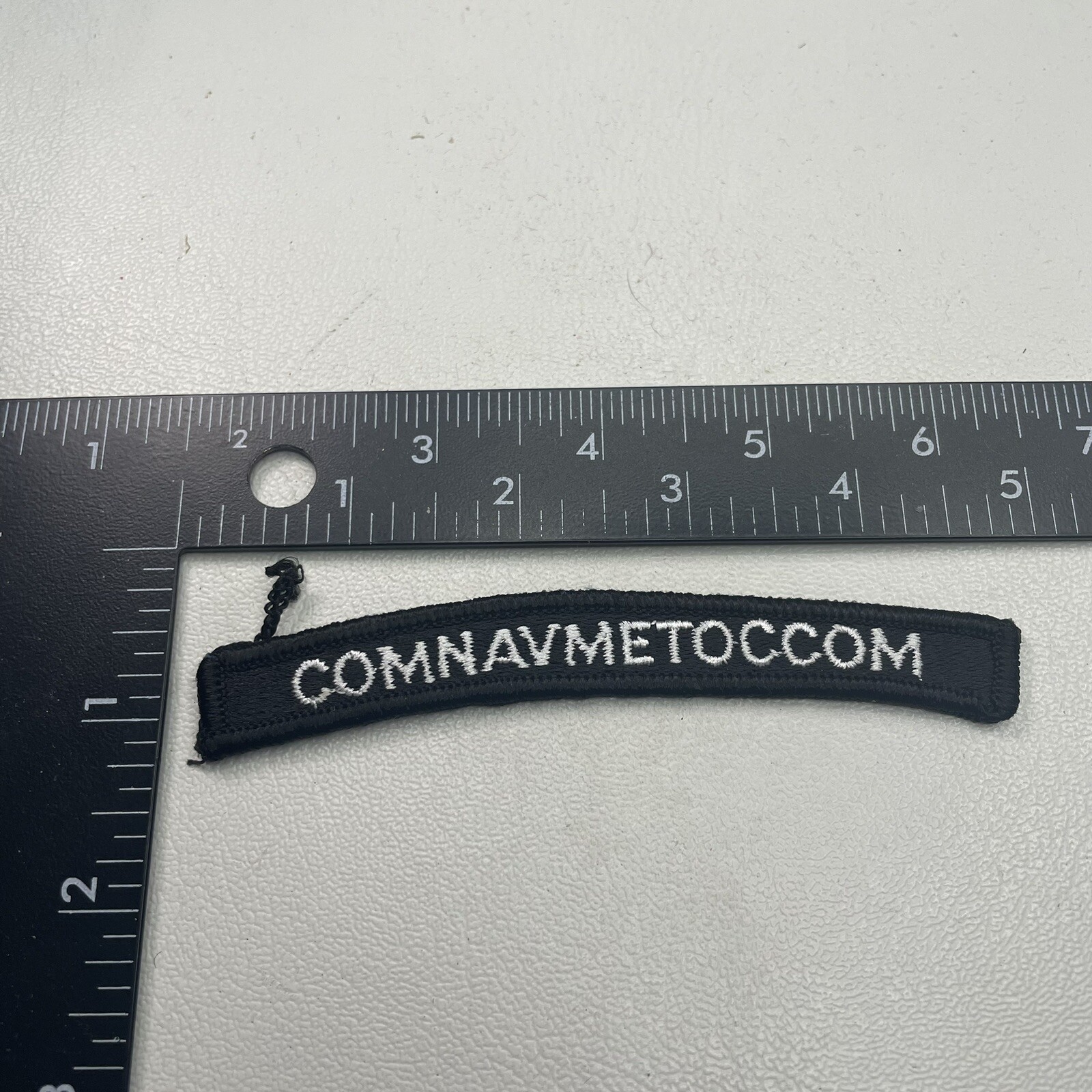 COMNAVMETOCCOM Comm. Naval Meteorology Oceanography Command Navy Tab Patch 05Z9