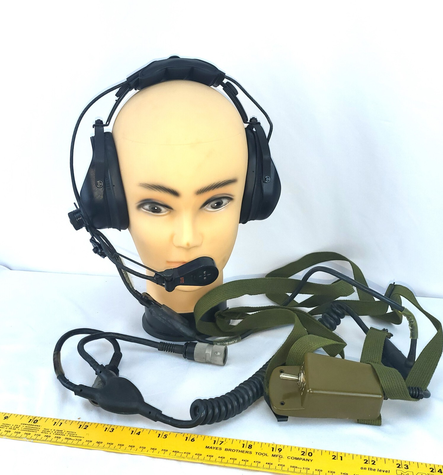Astrocom Vintage Military Headset 5965-01-148-3396 MILITARY SURPLUS   new in box