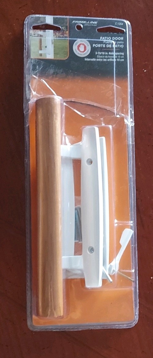 Prime Line C1204 Patio Door Pull Handles 3 15/16" Hole Spacing 1" to 1 1/2" Door