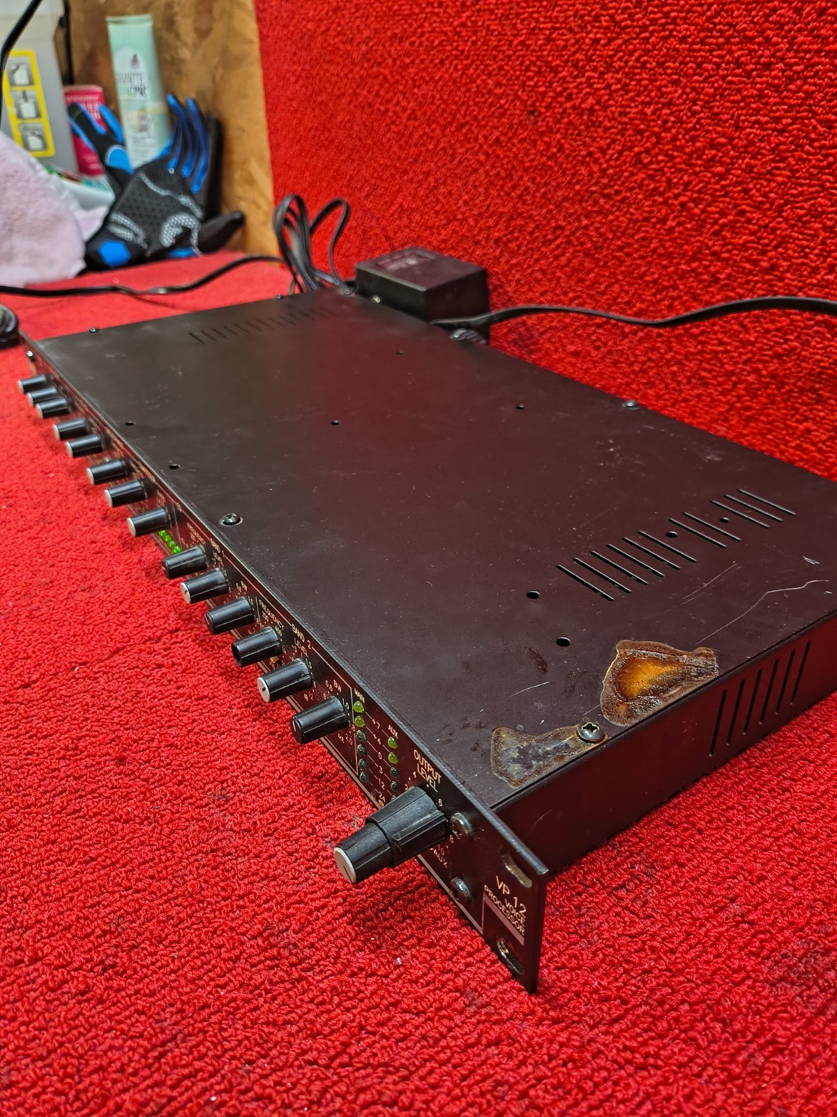 Used Black Rane VP-12 Voice Processor 48V Phantom Power Good Cond