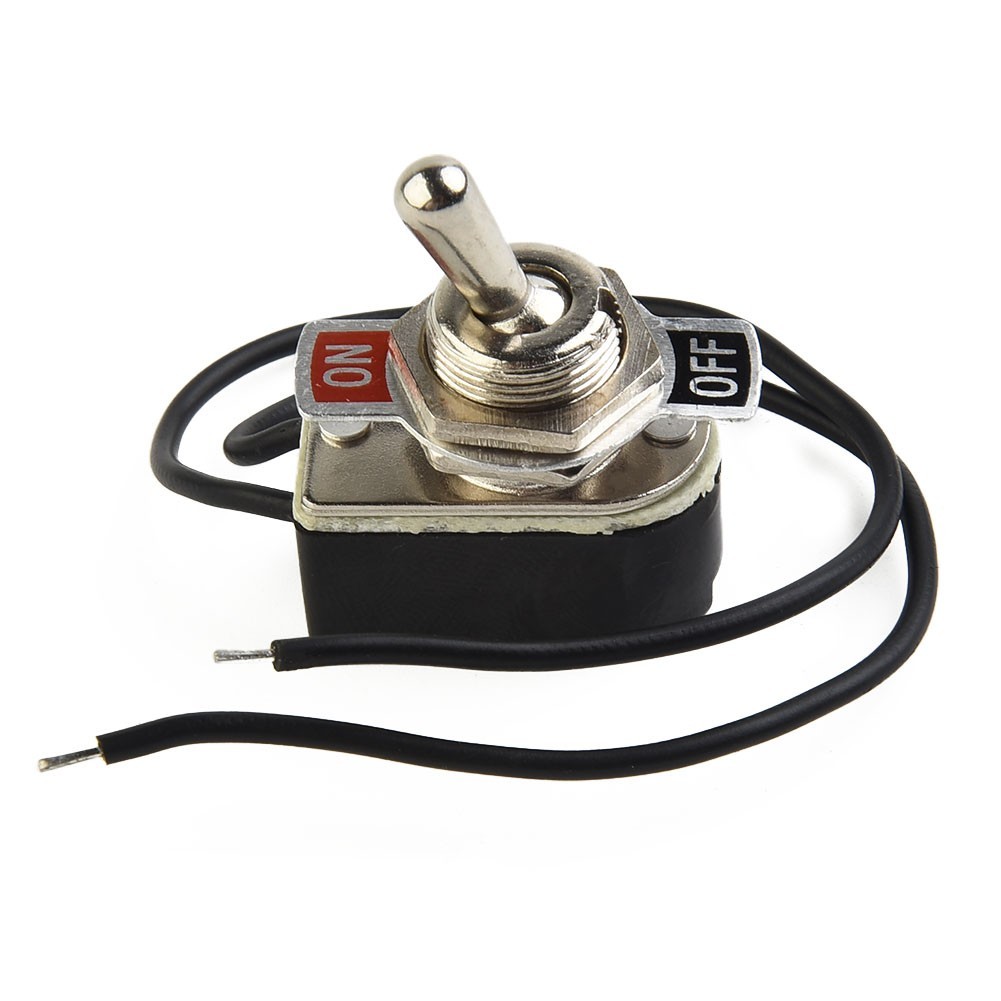 for TOGGLE Switch SPST 6A SPST Contacts Switch for TOGGLE With Wire Switch