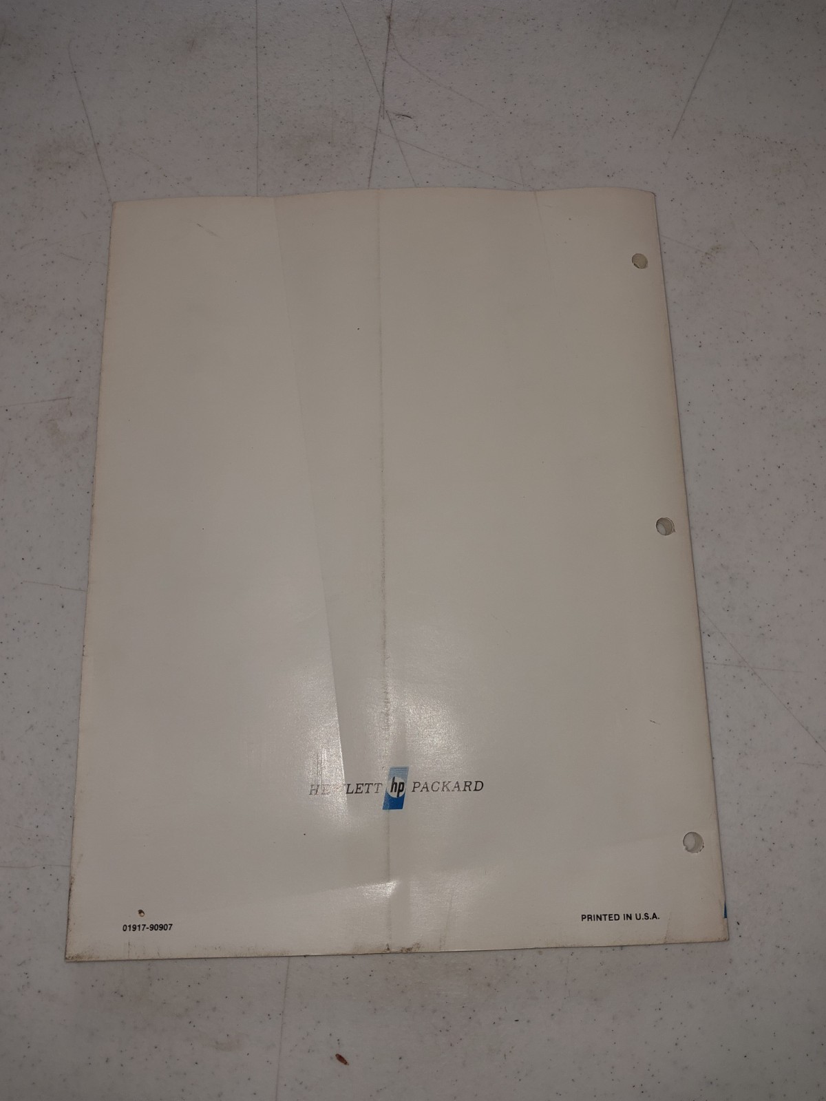 HP 1917A variable transition time output operating and service manual 90907
