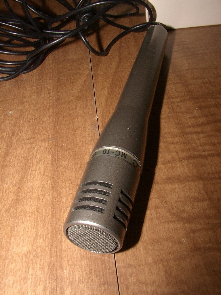 Vintage teac microphone mc-10 cardoid moving coil hh tape recording studio mic