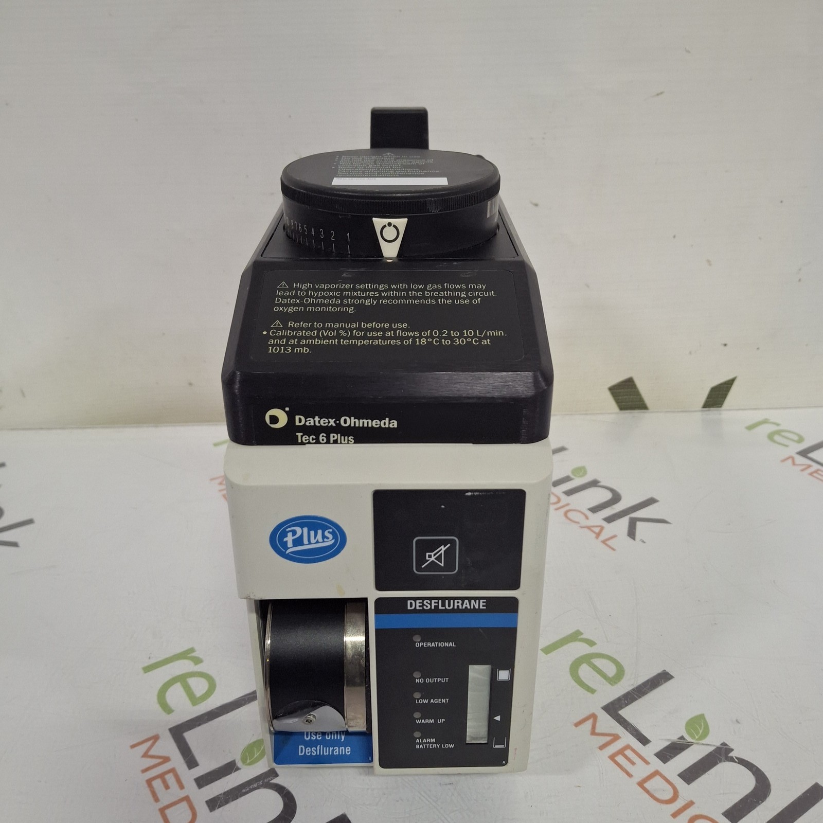 Datex-Ohmeda Tec 6 Plus Desflurane Vaporizer