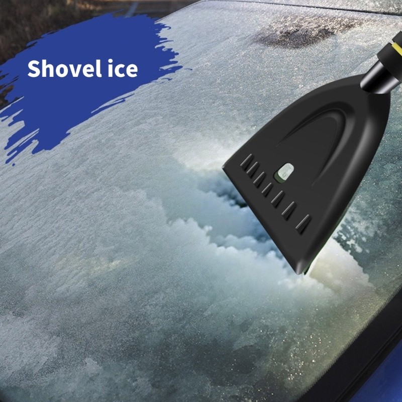 Windshield Wipe Scraper Snow Shovel with Foam Handle Windscreen Ice Scraper