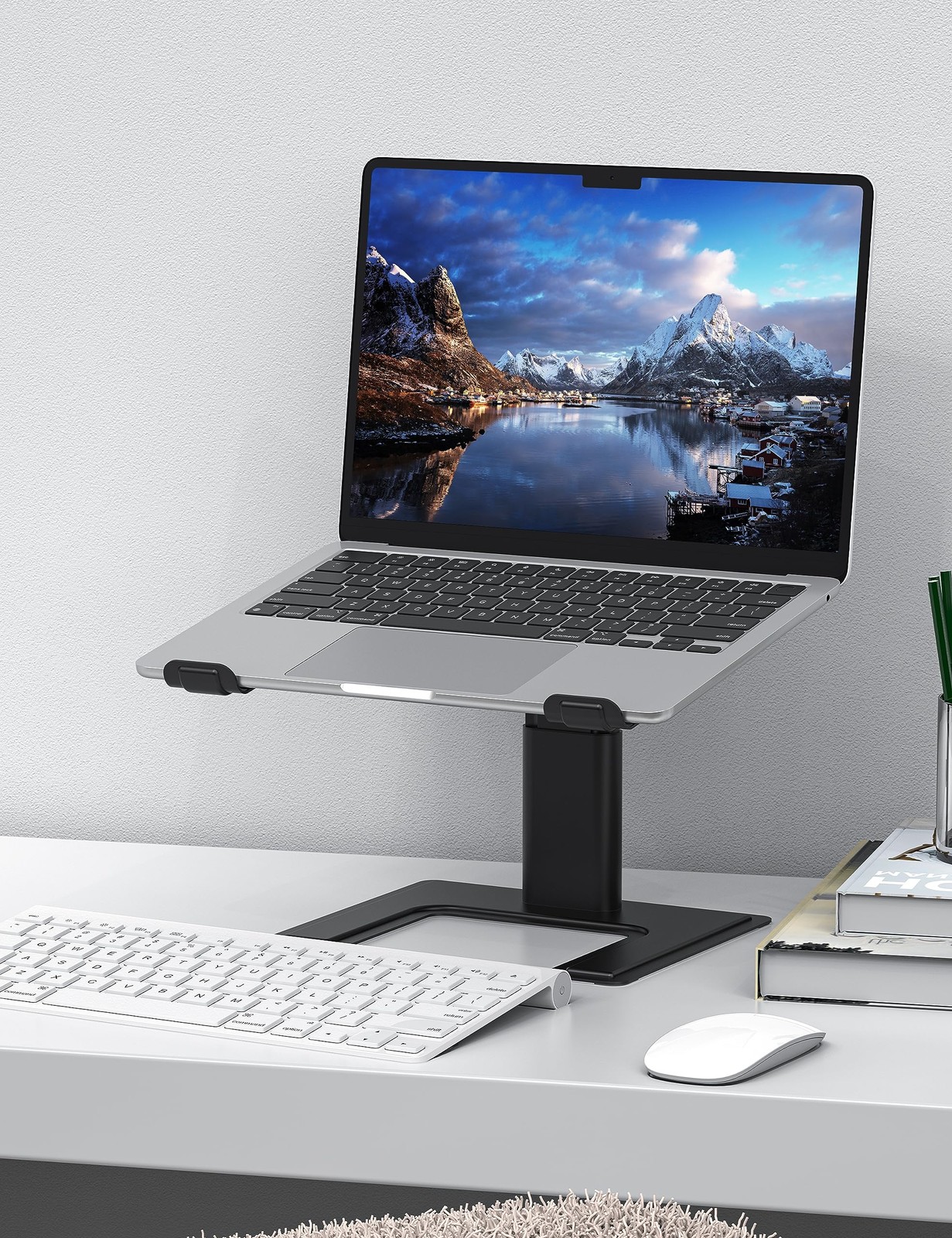Laptop Stand for Desk, Computer Stand Adjustable Height, Ergonomic Notebook L...