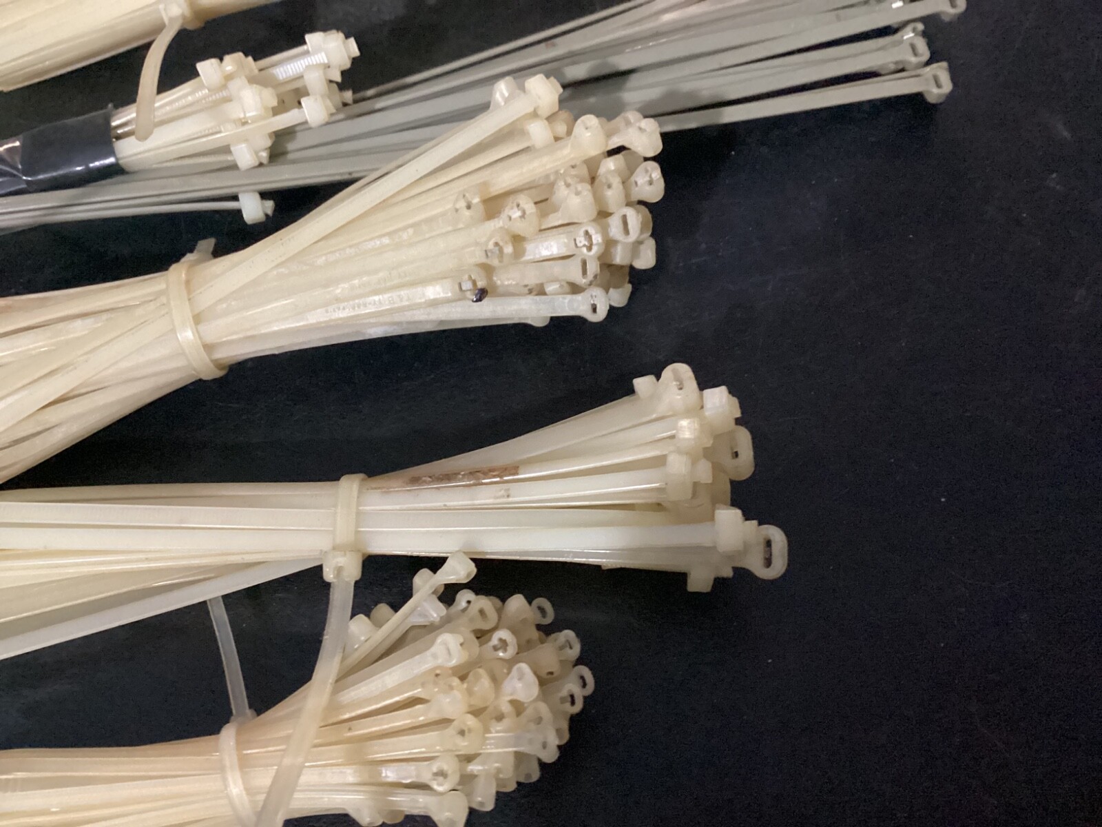 Lot of Assorted Size Plastic Wire Cable Ties