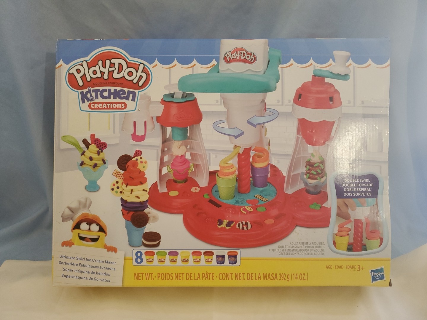 Play-Doh Kitchen Creations Ultimate Swirl Ice Cream Maker Play Food Set NEW
