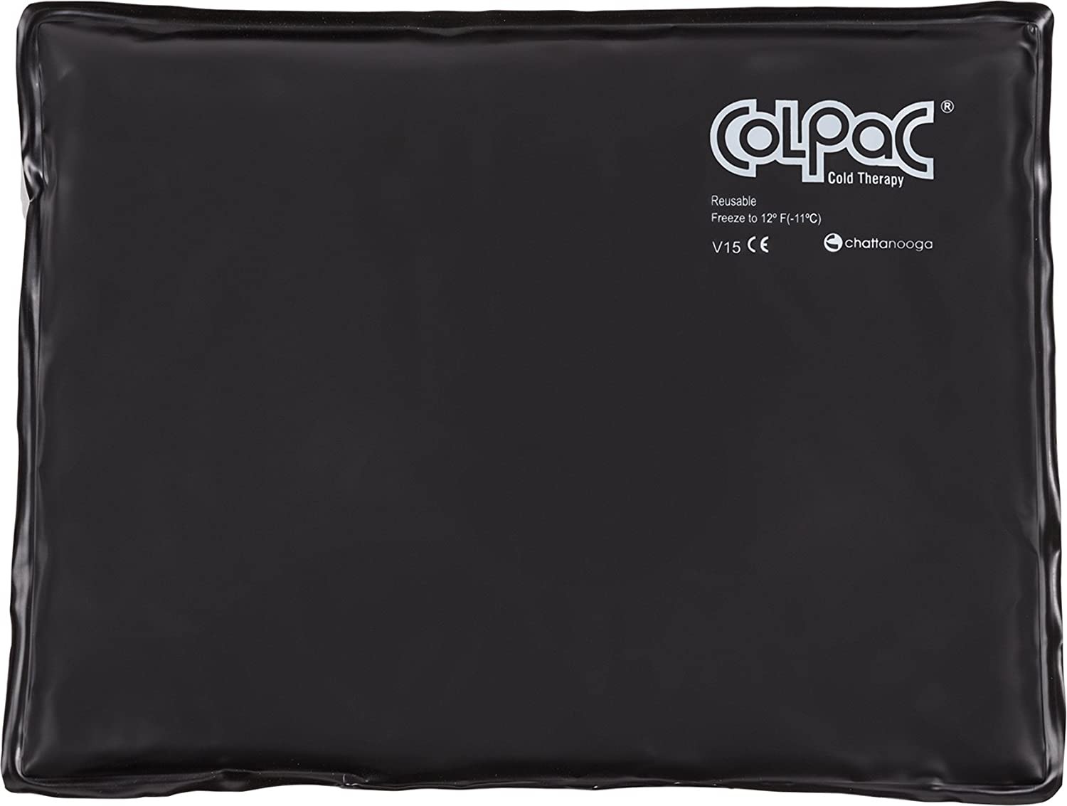 Chattanooga ColPac - Reusable Gel Ice Pack - Black Polyurethane  - 10 x 13.5 in.