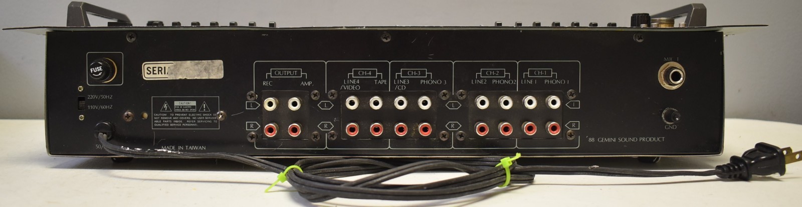 Gemini Stereo Audio Disco Mixer/Equalizer MX-5400 SE