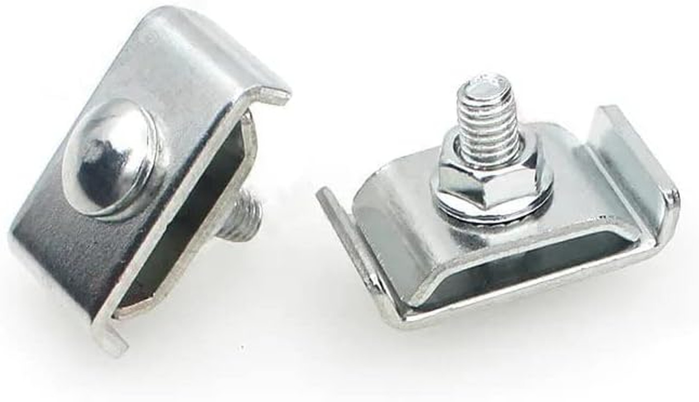 Gridwall Joining Clip , 10 Pcs Silvery Wire Grid Panel Connector Grid Panel Joi