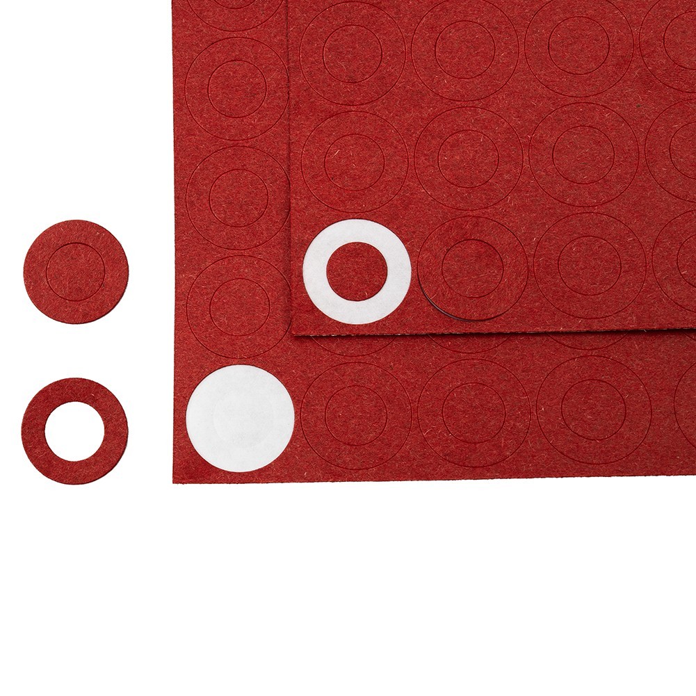 Battery Insulators Paper Cardboard Hollow Insulating Red 10mm 2 Sheets
