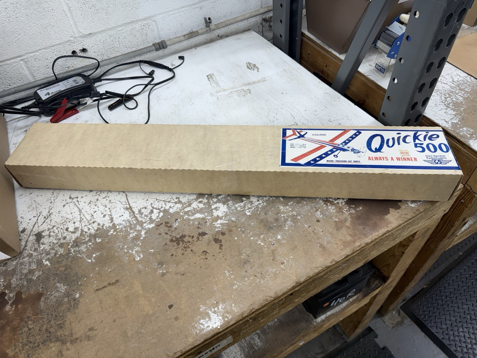 Quickie 500 Glen Spickler Radiomodels Model Airplane Kit Wood RC NIB!