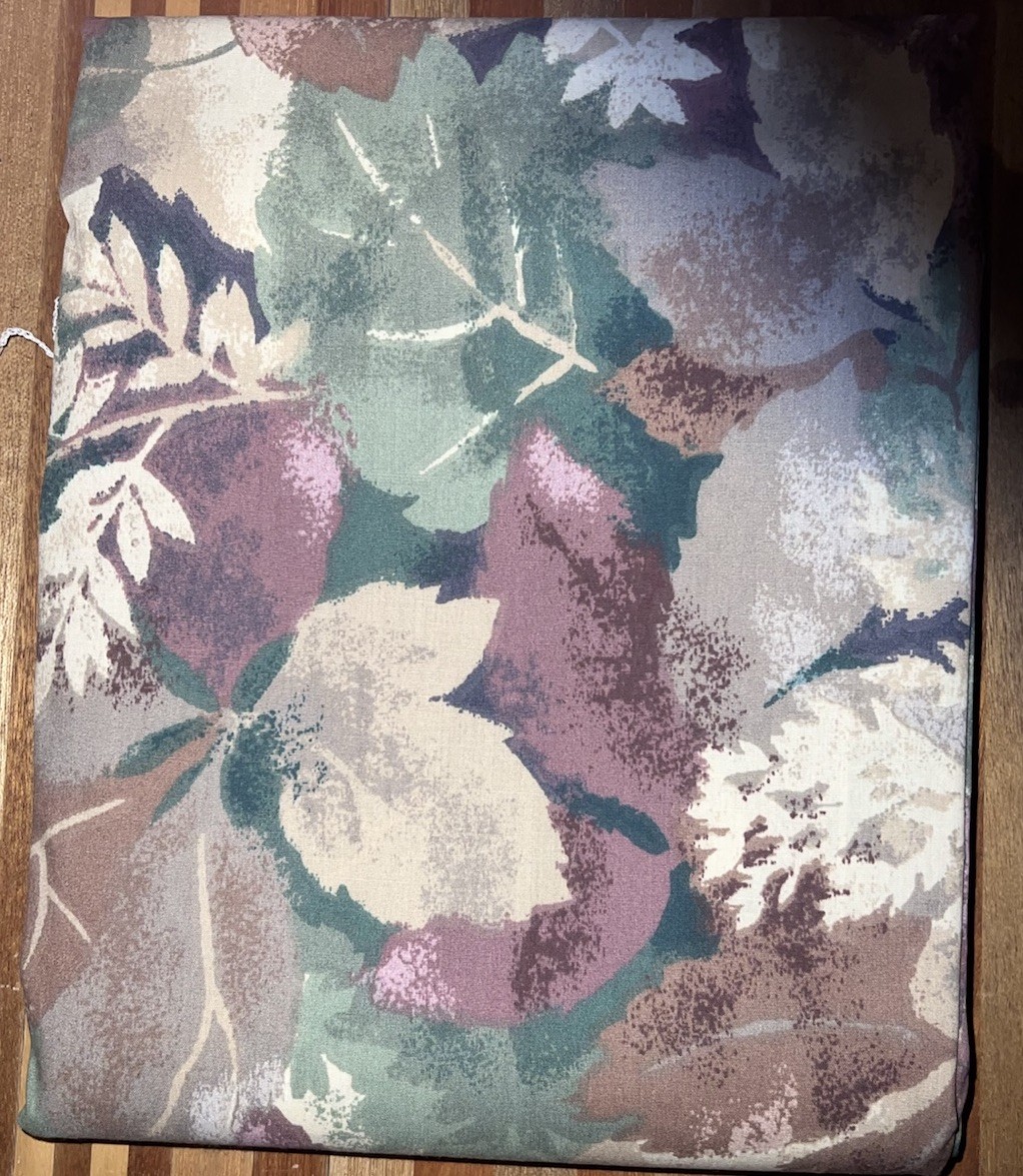 Springs queen flat sheet only No Iron  Percale Multi Color Botanical 60”x 80”